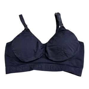 Kindred Bravely Sublime Nursing Bra Black XL Busty Wireless Maternity Rd descrip